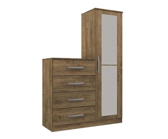 Cômoda Aurora com Porta e 4 Gavetas Demolição - Genialflex Menor preço em Cômoda Aurora com Porta e 4 Gavetas Demolição - Genialflex