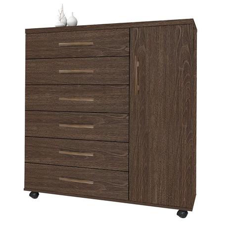 Cômoda Bento C/ 6 Gavetas Cacau - Móveis primus Menor preço em Cômoda Bento C/ 6 Gavetas Cacau - Móveis primus