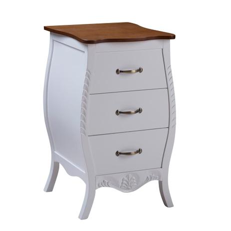 Cômoda Bombê Império 3 Gavetas Mini - Wood Prime LR 20061 - Wood Prime - Lr Menor preço em Cômoda Bombê Império 3 Gavetas Mini - Wood Prime LR 20061 - Wood Prime - Lr