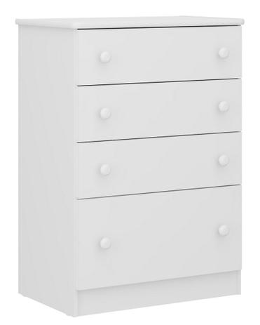 Cômoda Confete Plus 4 Gavetas Flex Branco/Colorido Premium - Multimoveis - Multimóveis Menor preço em Cômoda Confete Plus 4 Gavetas Flex Branco/Colorido Premium - Multimoveis - Multimóveis