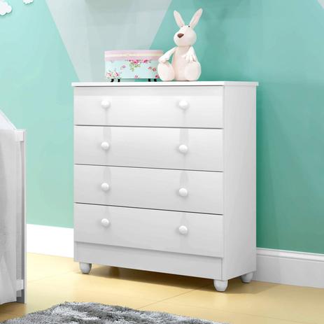 Cômoda de Bebê 4 Gavetas Life Tigus Baby Branco é boa?