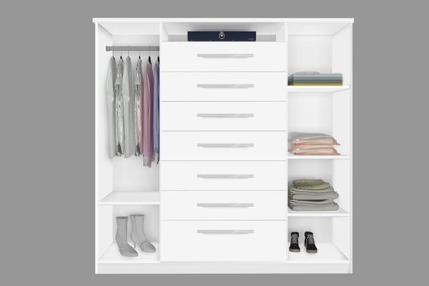 Comoda e Roupeiro Hyper 2 Portas Branco - Ja móveis é boa?