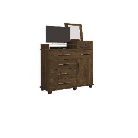 CÔmoda FabrimÓveis 6 Gavetas 1 Porta Com Sapateira - Imbuia Fosco - Fabrimoveis Menor preço em CÔmoda FabrimÓveis 6 Gavetas 1 Porta Com Sapateira - Imbuia Fosco - Fabrimoveis