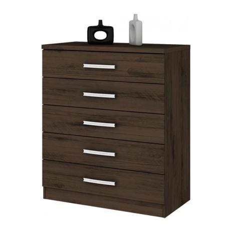 Cômoda Flor de Lis 5 Gavetas Café - Henn é ruim? Cômoda Flor de Lis 5 Gavetas Café - Henn é boa?