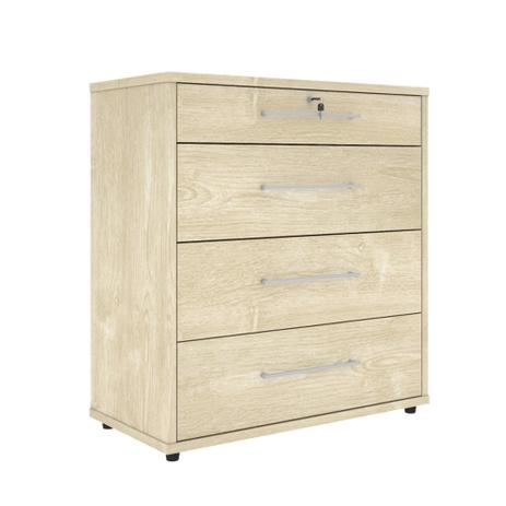 Comoda Gaveteiro 4 Gavetas com Porta-Jóias Rubi Areia - Mirarack Menor preço em Comoda Gaveteiro 4 Gavetas com Porta-Jóias Rubi Areia - Mirarack