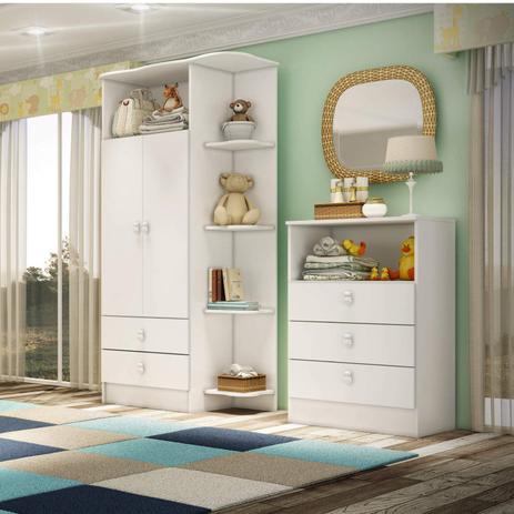 Comoda Infantil 3 Gavetas e Nicho 1330 Móveis Percasa Branco é boa?