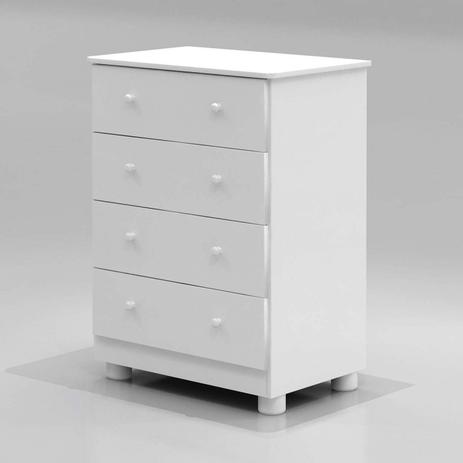 Cômoda Infantil Junior Móveis Peroba Branco Brilho é boa?