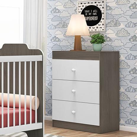 Cômoda Infantil Ternura 3 Gavetas 4100 Peternella Menor preço em Cômoda Infantil Ternura 3 Gavetas 4100 Peternella