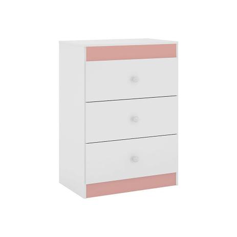 Cômoda Infantil Ternura com 3 gavetas Peternella Rosa é boa?