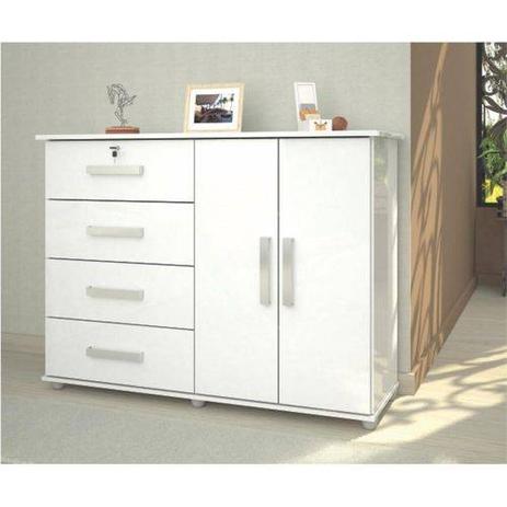 Cômoda Jade Max Branco - Mirarack Menor preço em Cômoda Jade Max Branco - Mirarack