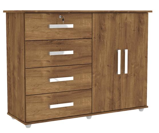 Cômoda Jade Max Canela - Mirarack Menor preço em Cômoda Jade Max Canela - Mirarack