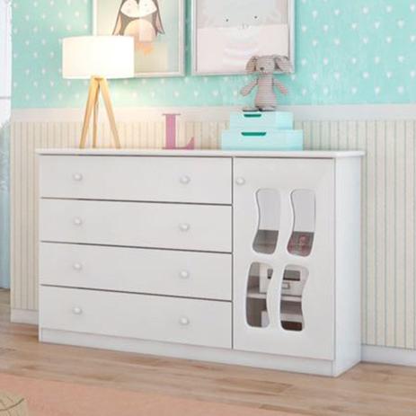 Cômoda Letícia New 4 Gavetas 100 MDF - Phoenix Baby Menor preço em Cômoda Letícia New 4 Gavetas 100 MDF - Phoenix Baby