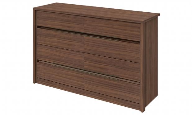 Cômoda Lopas Urban 8 Gavetas Imbuia Natural Menor preço em Cômoda Lopas Urban 8 Gavetas Imbuia Natural