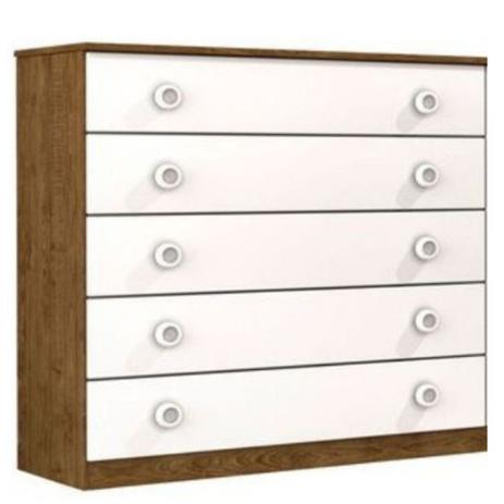Cômoda Lunna 5 Gavetas Imbuia Rustic - Tcil é boa?