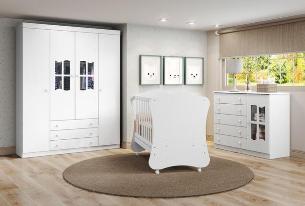 Cômoda Mandolate Plus 1 Porta E 5 Gavetas Branco Premium - MUL2670156 - Multimóveis Menor preço em Cômoda Mandolate Plus 1 Porta E 5 Gavetas Branco Premium - MUL2670156 - Multimóveis