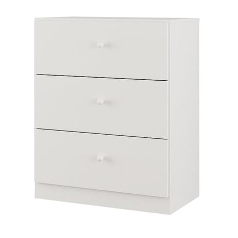 Cômoda Meu Bebê para Quarto Infantil com 3 Gavetas na cor Branco - Moveis Canaã - Móveis canaã Menor preço em Cômoda Meu Bebê para Quarto Infantil com 3 Gavetas na cor Branco - Moveis Canaã - Móveis canaã