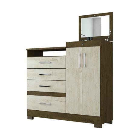 Comoda Moval Elegance 2 Portas 4 Gavetas Castanho Avelã Wood Menor preço em Comoda Moval Elegance 2 Portas 4 Gavetas Castanho Avelã Wood