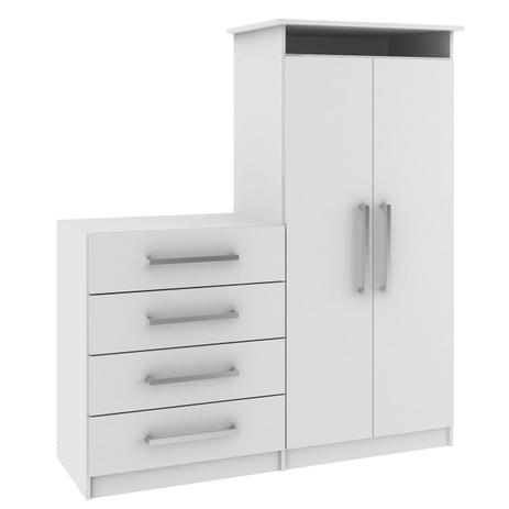 Cômoda Multiuso Rodial 2 Portas 4 Gavetas Branco é boa?