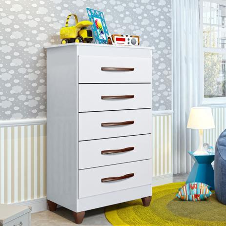 Cômoda Para Quarto Com 05 Gavetas Com Corrediças Metálicas Flex Color Esmeralda - Albatroz móveis é ruim? Cômoda Para Quarto Com 05 Gavetas Com Corrediças Metálicas Flex Color Esmeralda - Albatroz móveis é boa?