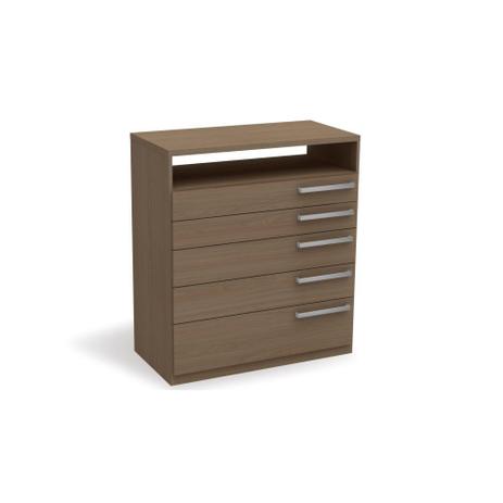 Cômoda S725 05 Gavetas Nature - Kappesberg Menor preço em Cômoda S725 05 Gavetas Nature - Kappesberg