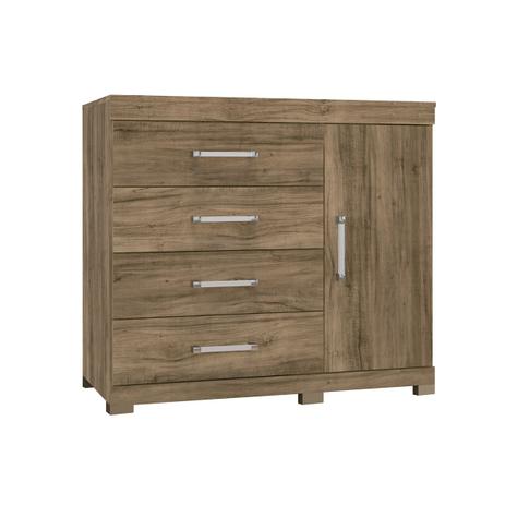 Cômoda Santos Andirá Havana Plus 1 Porta 4 Gavetas C/ Pés Atacama Menor preço em Cômoda Santos Andirá Havana Plus 1 Porta 4 Gavetas C/ Pés Atacama