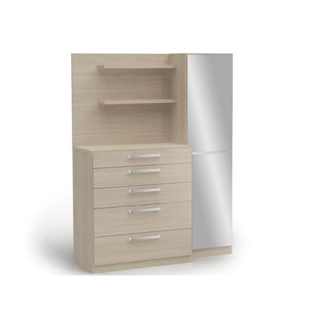 Cômoda Sapateira 05 Gavetas Amêndoa - Kappesberg Menor preço em Cômoda Sapateira 05 Gavetas Amêndoa - Kappesberg