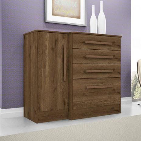 Comoda Sapateira 4 Gav Luna Malbec Textura - QMovi Menor preço em Comoda Sapateira 4 Gav Luna Malbec Textura - QMovi