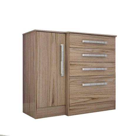 COMODA SAPATEIRA 4 GAVETAS LUNA Rijo - Qmovi Menor preço em COMODA SAPATEIRA 4 GAVETAS LUNA Rijo - Qmovi