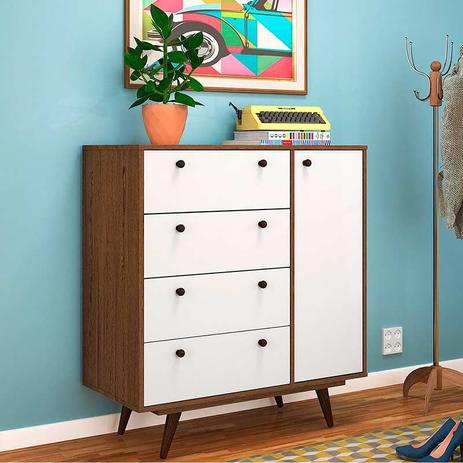 Cômoda Sapateira 4 Gavetas Retrô 30 - Olivar é boa?