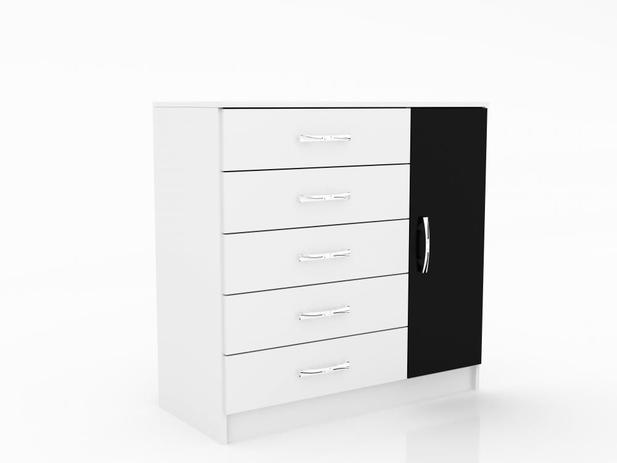 Cômoda Sapateira Branco e Preto - Evidencia Menor preço em Cômoda Sapateira Branco e Preto - Evidencia