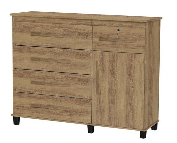 Cômoda Sapateira Flex 5 Gavetas Canelato - Trinobél Móveis - Trinobel móveis Menor preço em Cômoda Sapateira Flex 5 Gavetas Canelato - Trinobél Móveis - Trinobel móveis