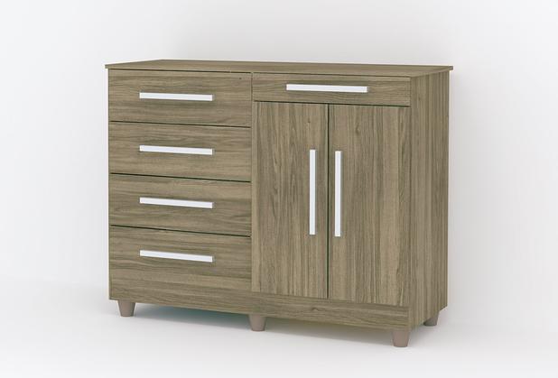 Cômoda Sirius Vila Rica 05 Gavetas 02 Portas Pau Brasil - Vilarica Menor preço em Cômoda Sirius Vila Rica 05 Gavetas 02 Portas Pau Brasil - Vilarica