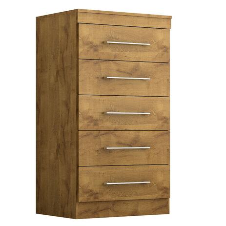 Cômoda solteiro andressa mdp 5 gavetas castanho - Quarta divisao moveis Menor preço em Cômoda solteiro andressa mdp 5 gavetas castanho - Quarta divisao moveis