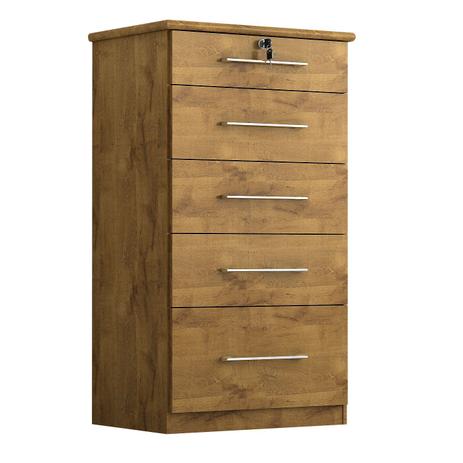 Cômoda solteiro lara mdp 5 gavetas castanho - Quarta divisao moveis Menor preço em Cômoda solteiro lara mdp 5 gavetas castanho - Quarta divisao moveis