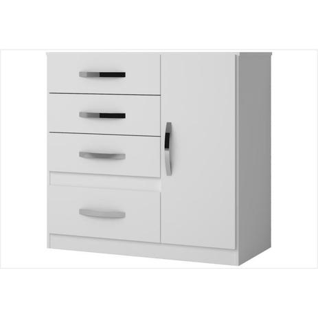 Cômoda Vênus 04 Gavetas e 01 Porta Flex Branco com Rosa - Azul - Lilás - Preto - Moval Menor preço em Cômoda Vênus 04 Gavetas e 01 Porta Flex Branco com Rosa - Azul - Lilás - Preto - Moval