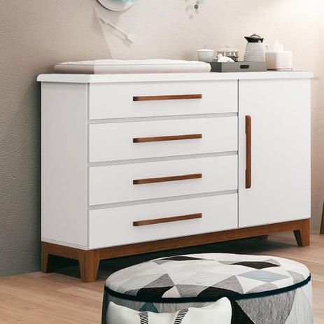 Comoda Wood New Quarto 04 Gavetas 1 Porta - Planet baby Menor preço em Comoda Wood New Quarto 04 Gavetas 1 Porta - Planet baby