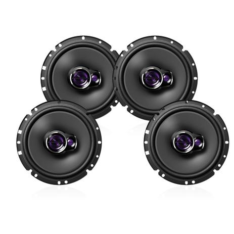 COMP Kit Alto Falante Pioneer TS-1760BR Triaxial 6x6 4 Peças 200w Rms Menor preço em COMP Kit Alto Falante Pioneer TS-1760BR Triaxial 6x6 4 Peças 200w Rms