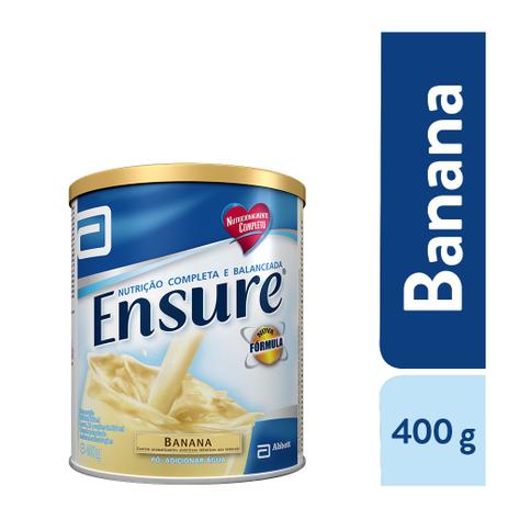 Complemento Alimentar Ensure Banana 400g - Abbott Menor preço em Complemento Alimentar Ensure Banana 400g - Abbott