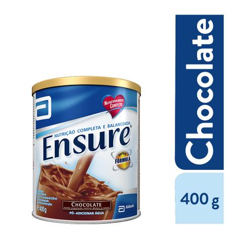 Complemento Alimentar Ensure Chocolate 400g - Abbott Menor preço em Complemento Alimentar Ensure Chocolate 400g - Abbott