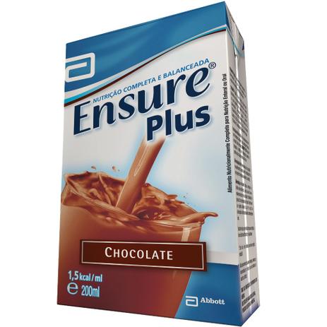 Complemento Alimentar Ensure Plus Chocolate 200ml - Abbott Menor preço em Complemento Alimentar Ensure Plus Chocolate 200ml - Abbott