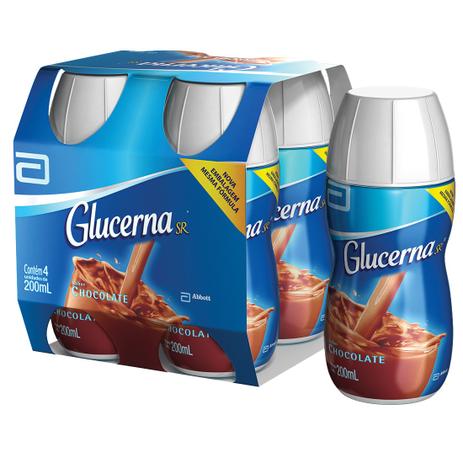 Complemento Alimentar Glucerna SR Chocolate 200ml 4 unidades - Abbott Menor preço em Complemento Alimentar Glucerna SR Chocolate 200ml 4 unidades - Abbott