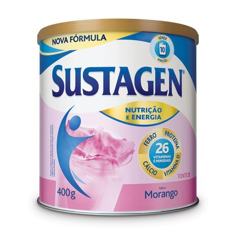 Complemento Alimentar Sustagen Morango Nutrição e Energia 400g - Mead johnson Menor preço em Complemento Alimentar Sustagen Morango Nutrição e Energia 400g - Mead johnson