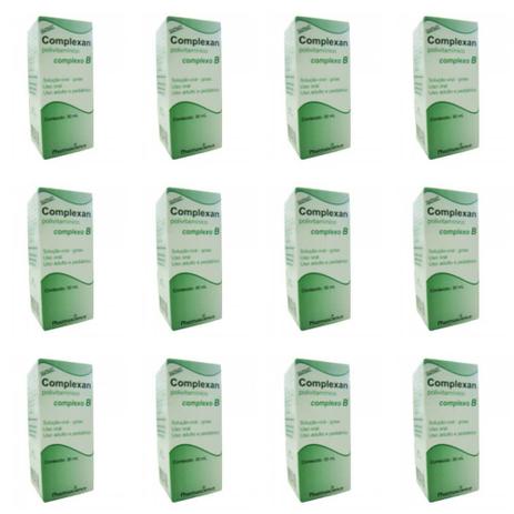 Complexan Complexo B Gotas 30ml (Kit C/12) Menor preço em Complexan Complexo B Gotas 30ml (Kit C/12)