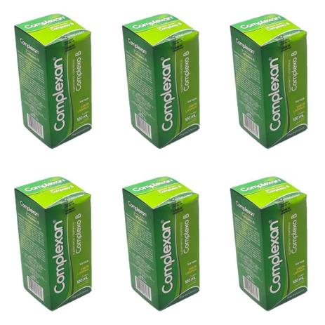 Complexan Xarope Complexo B Xarope 100ml (Kit C/06) Menor preço em Complexan Xarope Complexo B Xarope 100ml (Kit C/06)