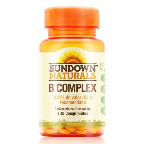 Complexo B - Sundown Vitaminas - 100 Comprimidos -