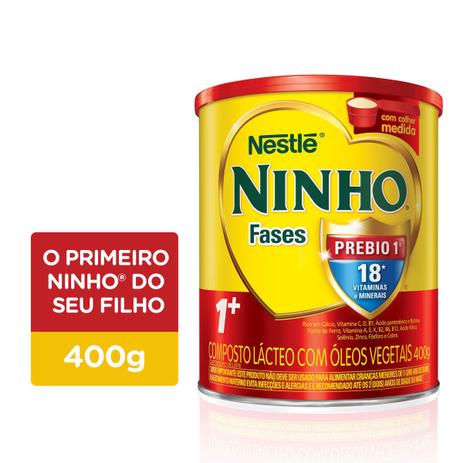 Composto Lácteo Nestlé Ninho Fases 1+ Lata 400g Menor preço em Composto Lácteo Nestlé Ninho Fases 1+ Lata 400g