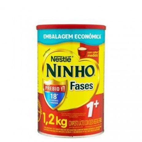Composto Lácteo Ninho Fases 1+ com Prébio 1+Fases 1,2 Kg - NESTLE Menor preço em Composto Lácteo Ninho Fases 1+ com Prébio 1+Fases 1,2 Kg - NESTLE