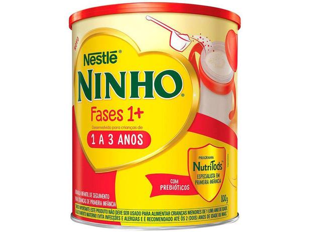Composto Lácteo Ninho Original Fases 1+ Integral - 800g Menor preço em Composto Lácteo Ninho Original Fases 1+ Integral - 800g