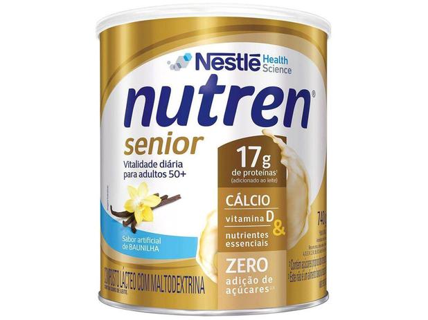 Composto Lácteo Nutren Senior Baunilha - Integral 740g Menor preço em Composto Lácteo Nutren Senior Baunilha - Integral 740g
