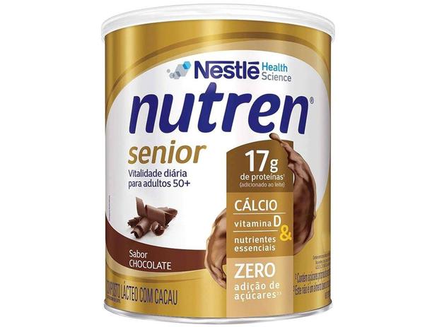 Composto Lácteo Nutren Senior Chocolate Integral - 370g Menor preço em Composto Lácteo Nutren Senior Chocolate Integral - 370g